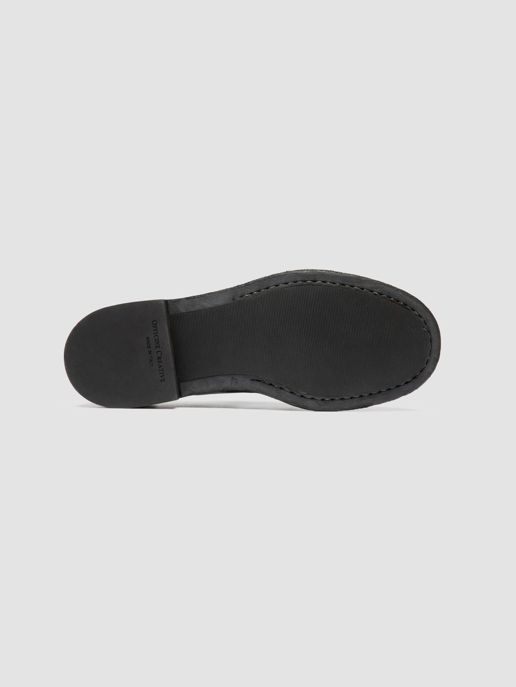 RUGGED 018 - Black Leather Derby Shoes - image 5,side view