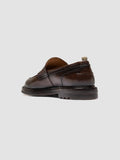 SAX FLEXI 001 - Brown Leather Penny Loafers - thumb image 4,side view