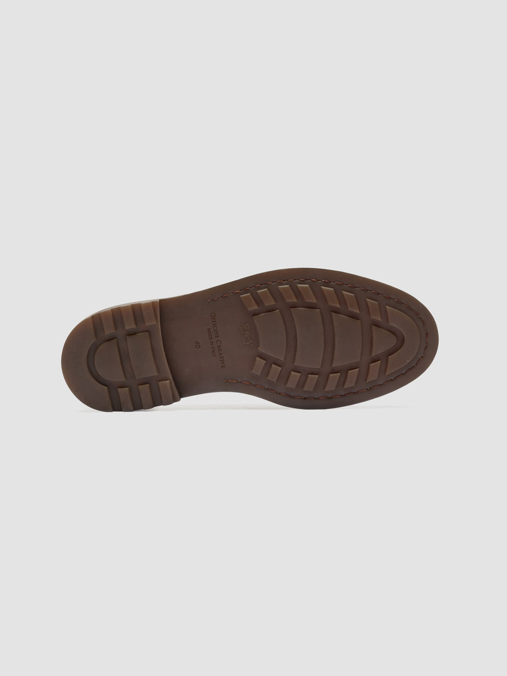 SAX FLEXI 001 - Brown Leather Penny Loafers - image 5,side view