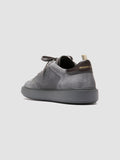 SEQUEL 001 - Grey Suede and Leather Sneakers - thumb image 4,side view