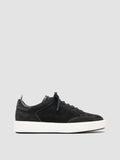 SEQUEL 002 - Blue Suede and Leather Sneakers - thumb image 1,side view