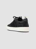SEQUEL 002 - Blue Suede and Leather Sneakers - thumb image 4,side view