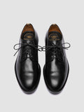 SILENT 001 - Black Leather Derby Shoes - thumb image 2,side view
