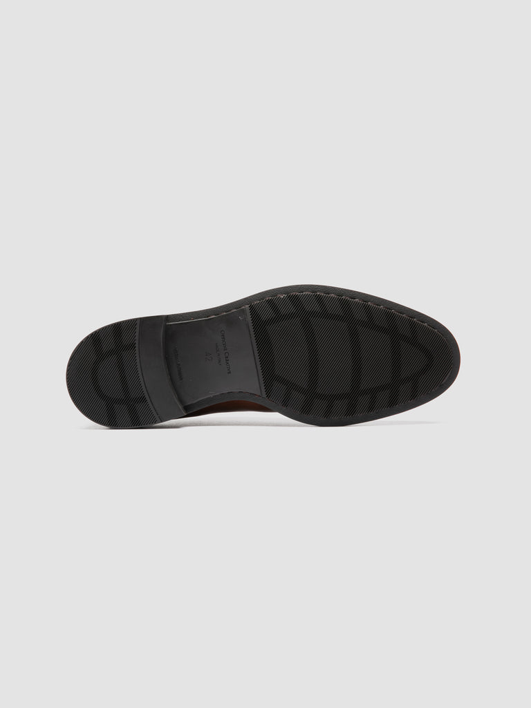SILENT 001 - Brown Leather Derby Shoes
