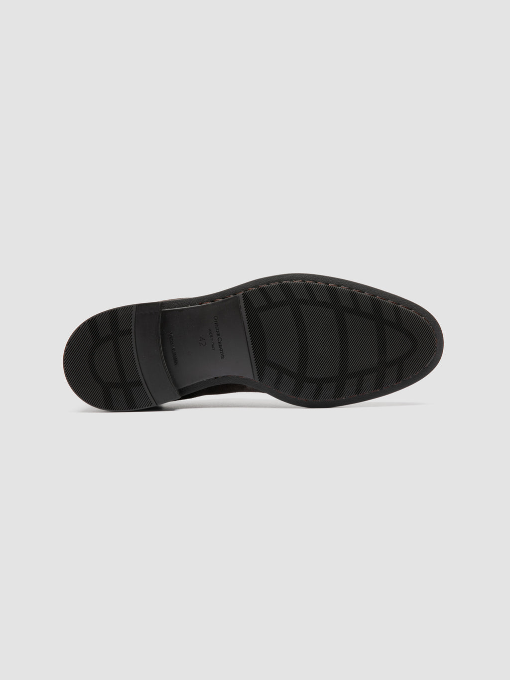 SILENT 001 - Taupefarbene Derby-Schuhe aus Wildleder - image 5,side view