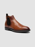 SILENT 003 - Braune Chelsea-Stiefel aus Leder - thumb image 3,side view