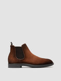 SILENT 003 - Braune Chelsea-Stiefel aus Wildleder - thumb image 1,side view