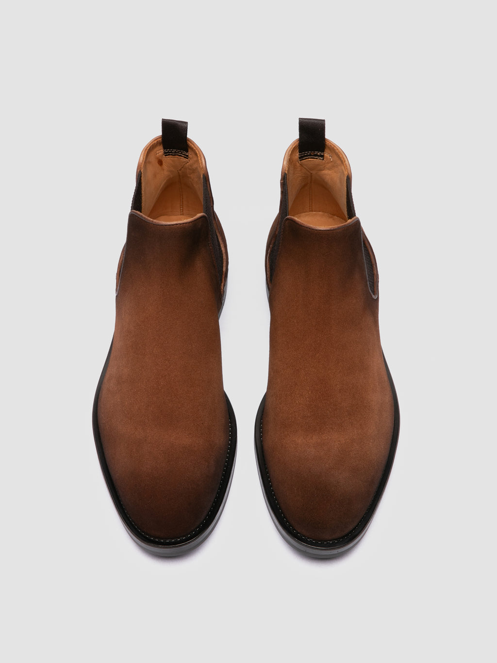 SILENT 003 - Braune Chelsea-Stiefel aus Wildleder - image 2,side view