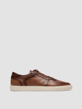 SISSO 001 - Braune Low-Top-Sneakers aus Leder - thumb image 1,side view