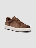 SLOUCH 001 - Brown Suede Sneakers - thumb image 3,side view