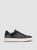 SLOUCH 001 - Blue Suede Sneakers - thumb image 1,side view