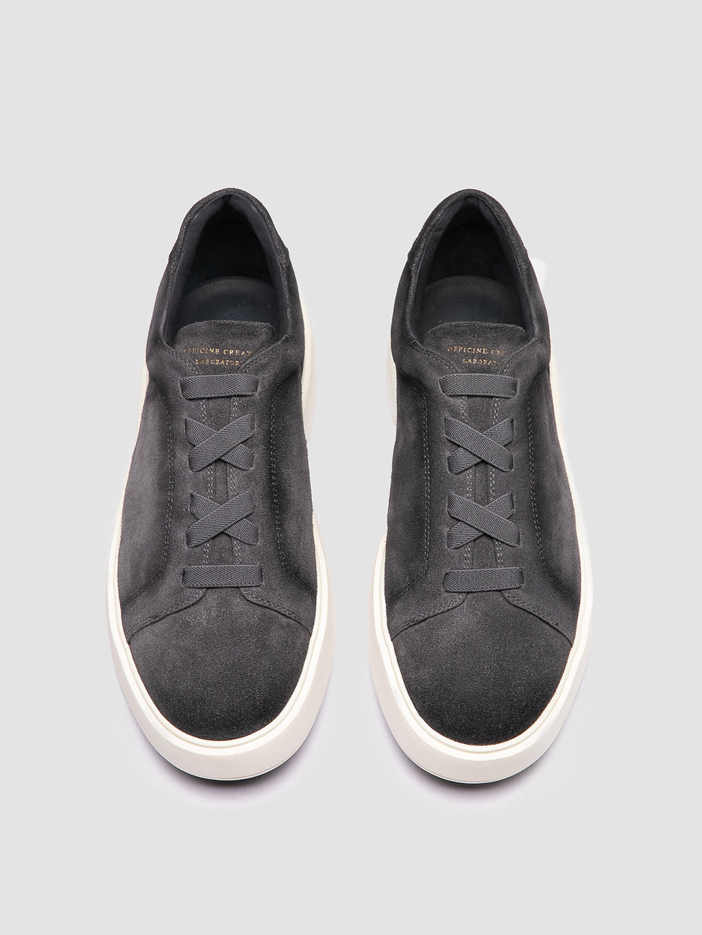 SLOUCH 001 - Blue Suede Sneakers - image 2,side view