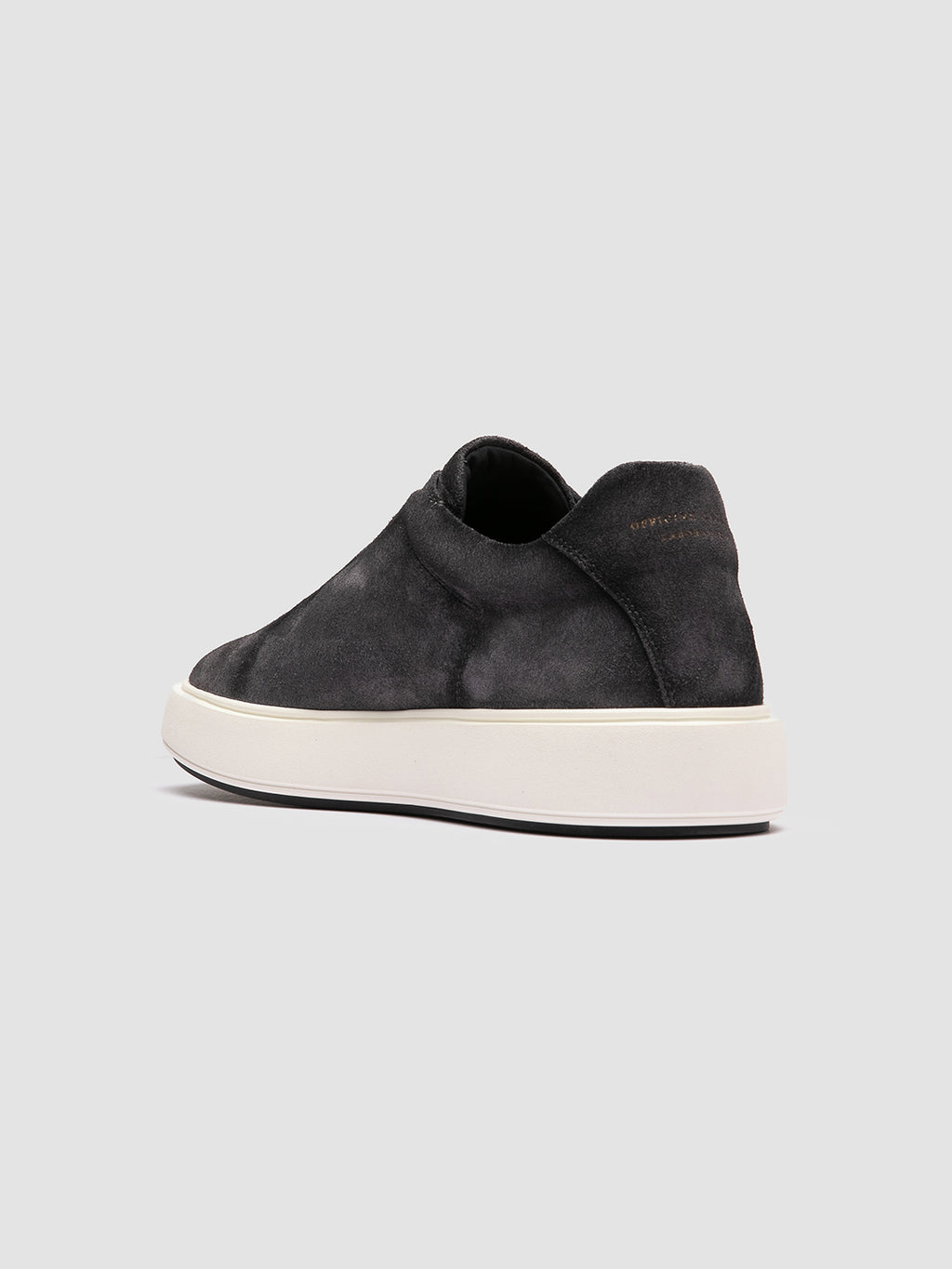 SLOUCH 001 - Blue Suede Sneakers - image 4,side view