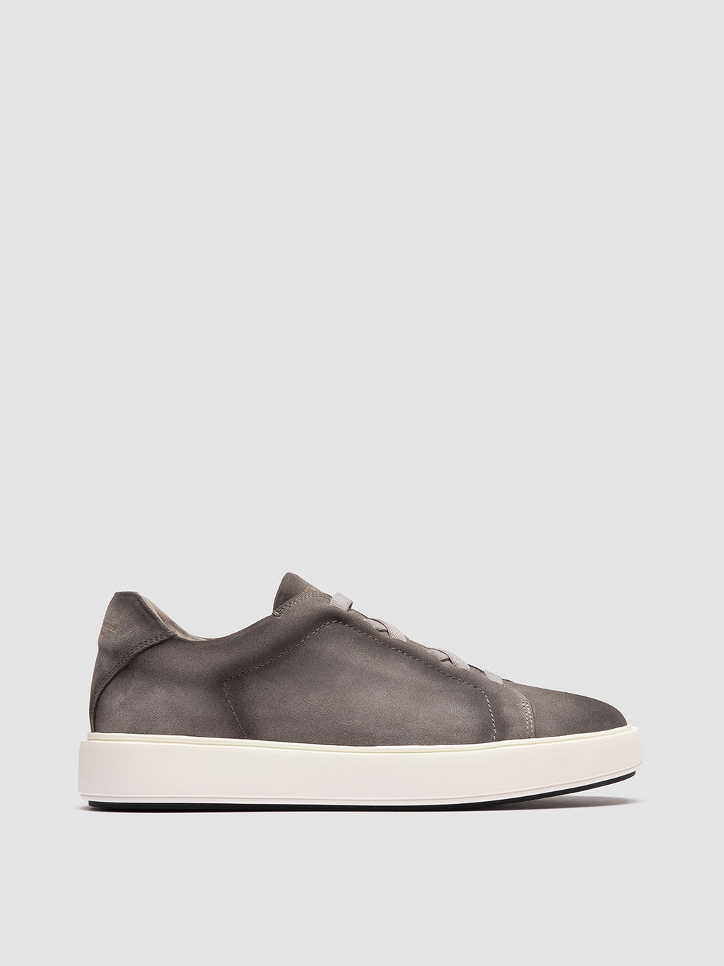 SLOUCH 001 - Grey Suede Sneakers - image 1,side view