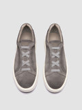 SLOUCH 001 - Grey Suede Sneakers - thumb image 2,side view