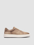 SLOUCH 001 - Beige Suede Sneakers - thumb image 1,side view