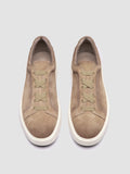SLOUCH 001 - Beige Suede Sneakers - thumb image 2,side view