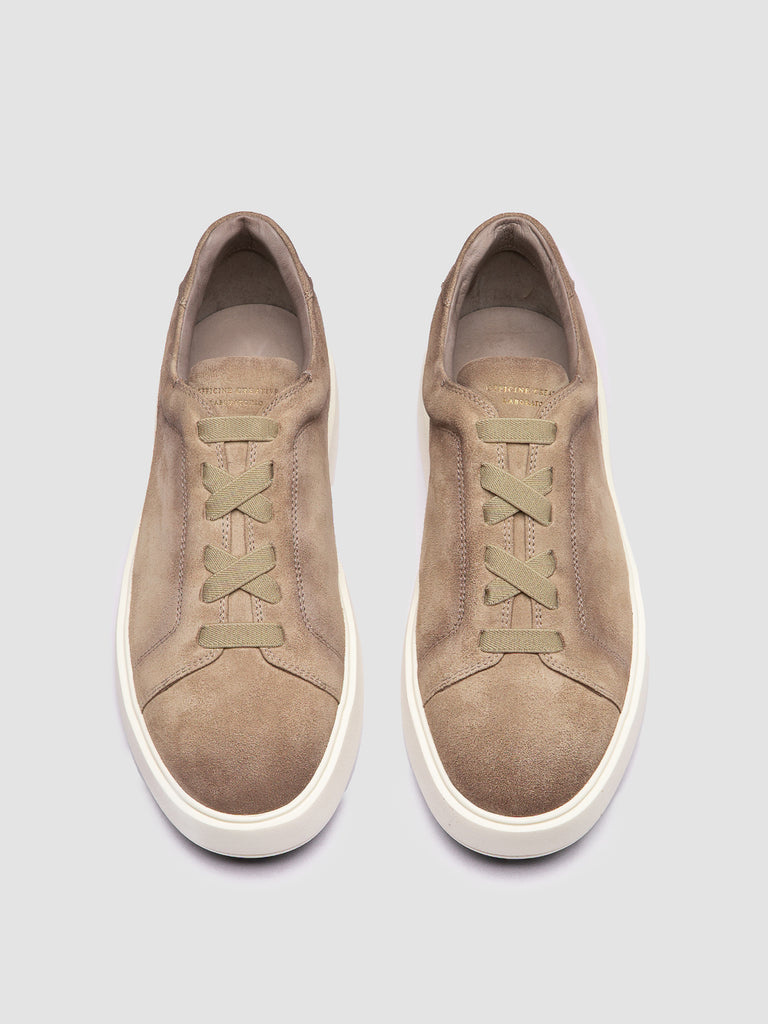 SLOUCH 001 - Beige Suede Sneakers