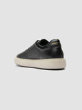 SLOUCH 001 - Black Leather Low Top Sneakers - thumb image 4,side view