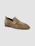 SOLITUDE 001 - Taupefarbene Slipper aus Wildleder - thumb image 3,side view