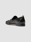 SOLITUDE 015 - Black Leather Penny Loafers - thumb image 4,side view