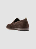 SOLITUDE 015 - Brown Suede Penny Loafers - thumb image 4,side view