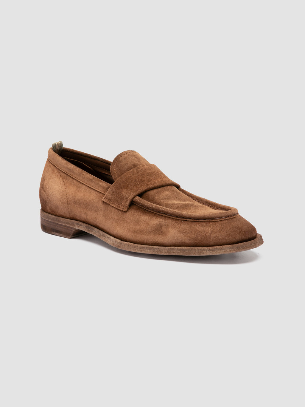 SOUND 001 - Pennyloafer aus braunem Wildleder - image 3,side view