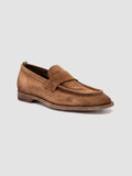 SOUND 001 - Pennyloafer aus braunem Wildleder - thumb image 3,side view