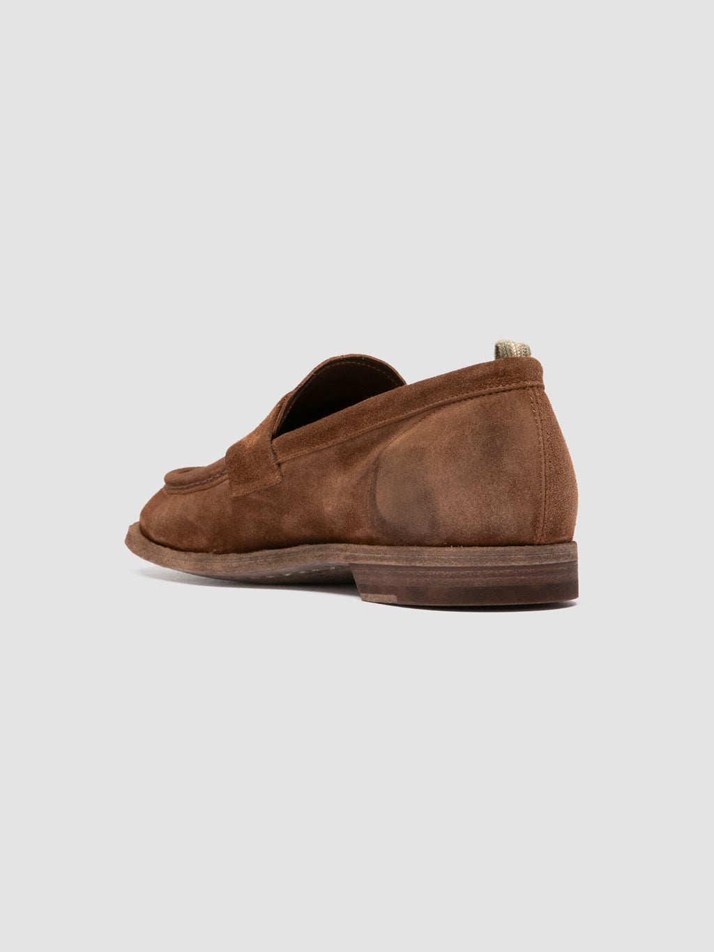 SOUND 001 - Pennyloafer aus braunem Wildleder - image 4,side view