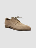 SOUND 002 - Taupe Suede Derby Shoes - thumb image 3,side view