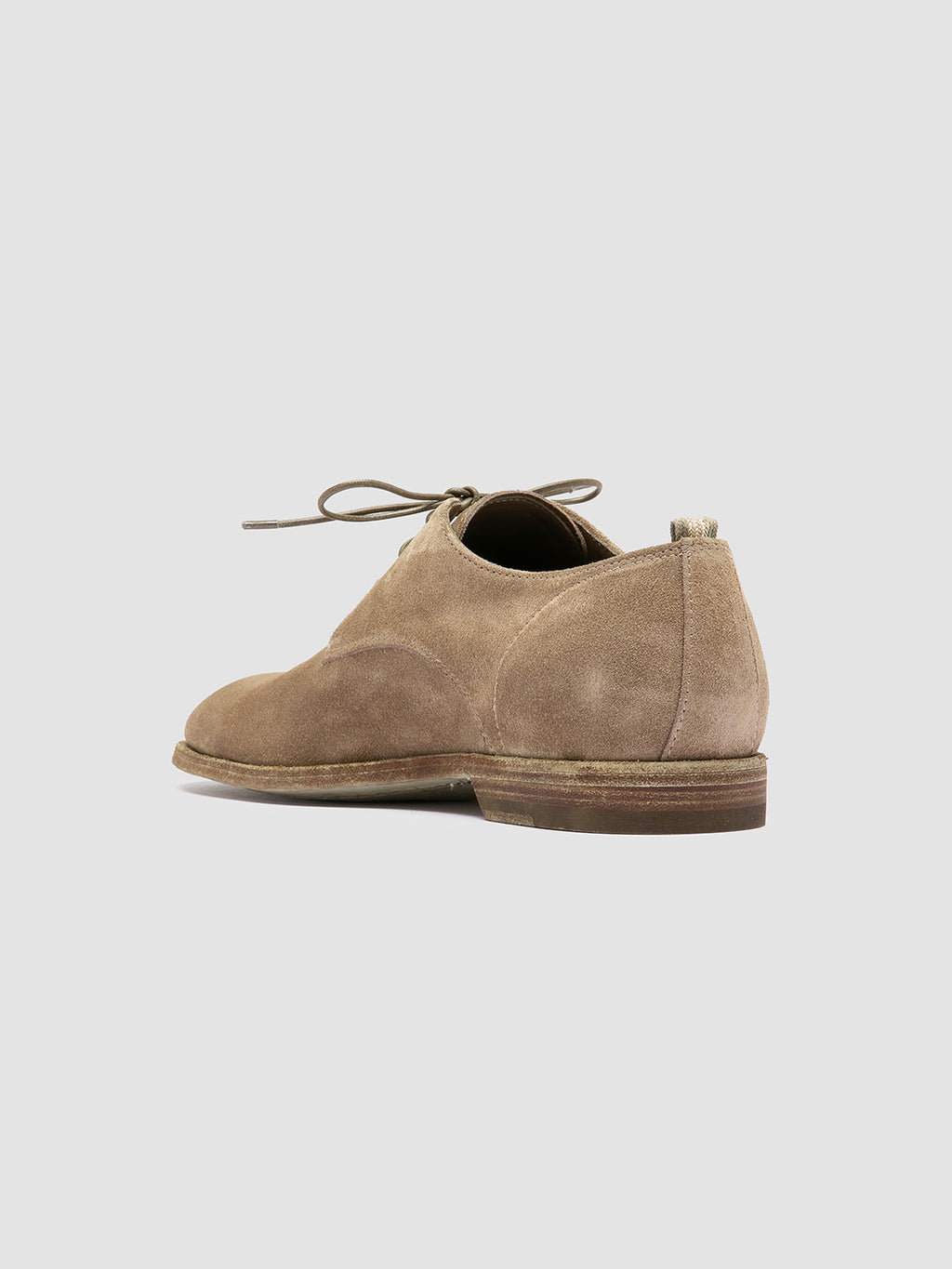 SOUND 002 - Taupe Suede Derby Shoes - image 4,side view