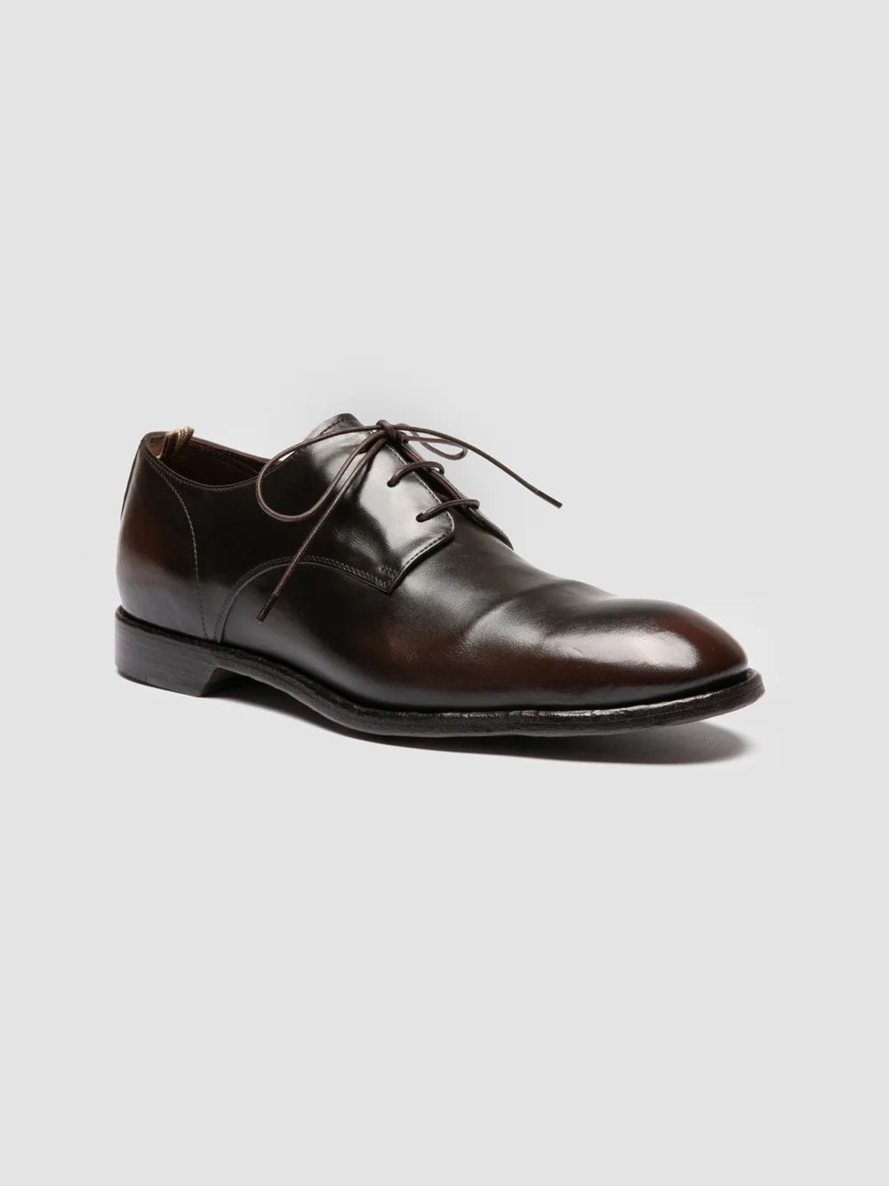 SOUND 002 - Brown Leather Derby Shoes - image 3,side view