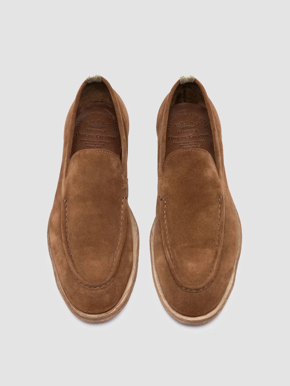 SOUND 005 - Loafer aus braunem Wildleder - image 2,side view