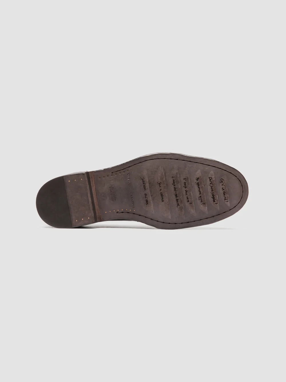 SOUND 005 - Brown Leather Loafers - image 5,side view