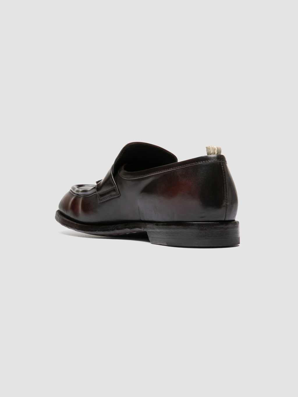 SOUND 011_W  - Brown Leather Tassel Loafers - image 4,side view