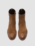 SOUND 015_W - Brown Suede Zip Boots - thumb image 2,side view