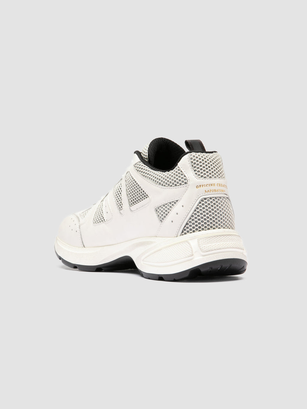 SUPURBIA 001 - White Leather Low Top Sneakers - image 4,side view