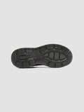 SUPURBIA 001 - Black Leather and Suede Low Top Sneakers - thumb image 5,side view