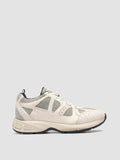 SUPURBIA 001 - White Leather Low Top Sneakers - thumb image 1,side view