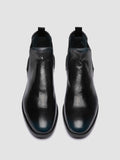 VANDERBILT CAOU 002 - Blue Leather Chelsea Boots - thumb image 2,side view