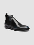 VANDERBILT CAOU 002 - Blue Leather Chelsea Boots - thumb image 3,side view