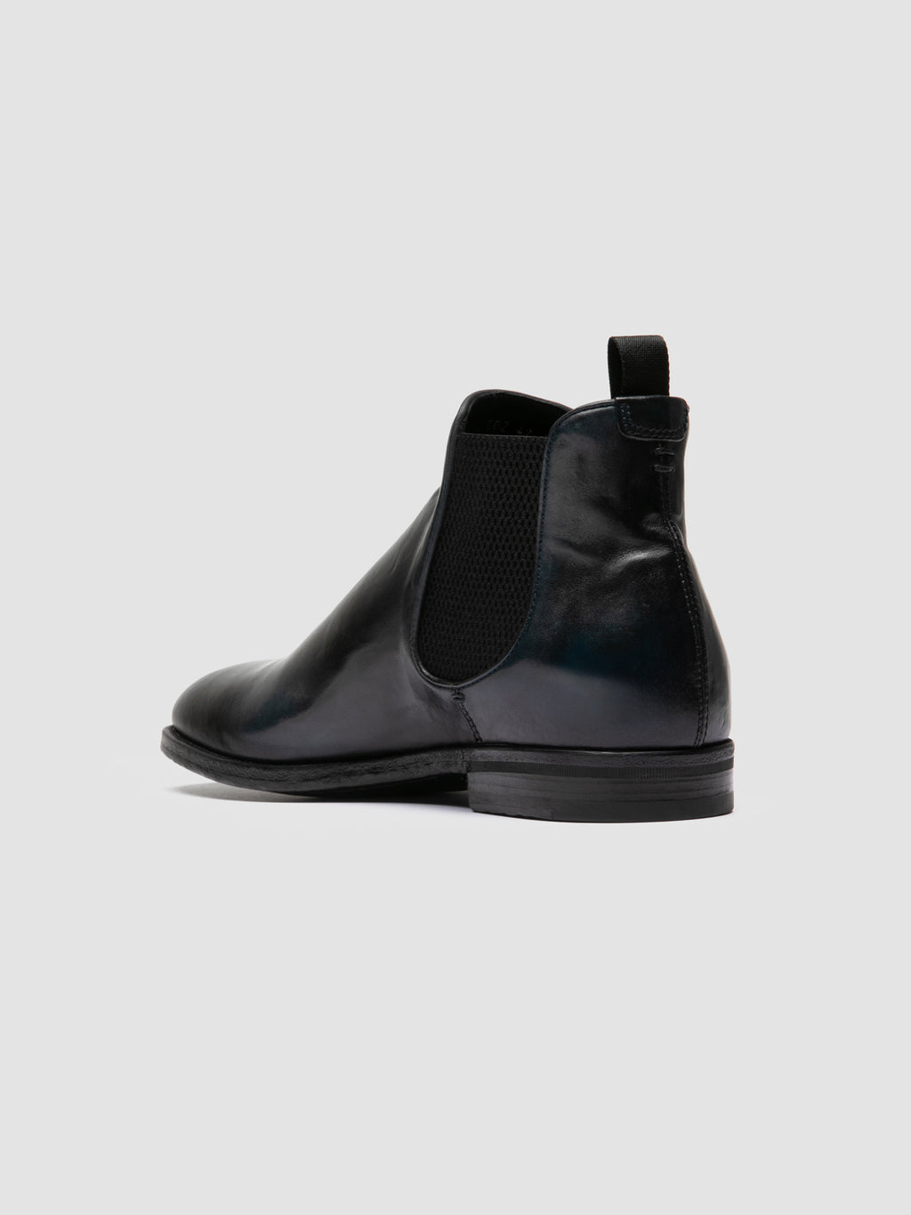 VANDERBILT CAOU 002 - Blue Leather Chelsea Boots - image 4,side view