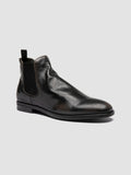 VANDERBILT CAOU 002 - Grey Leather Chelsea Boots - thumb image 3,side view