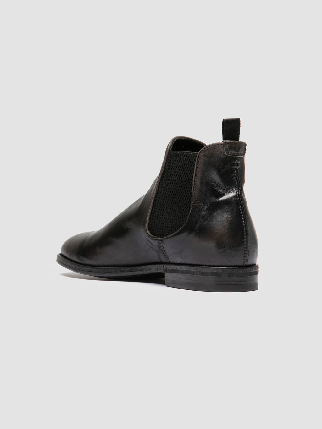 VANDERBILT CAOU 002 - Grey Leather Chelsea Boots - image 4,side view