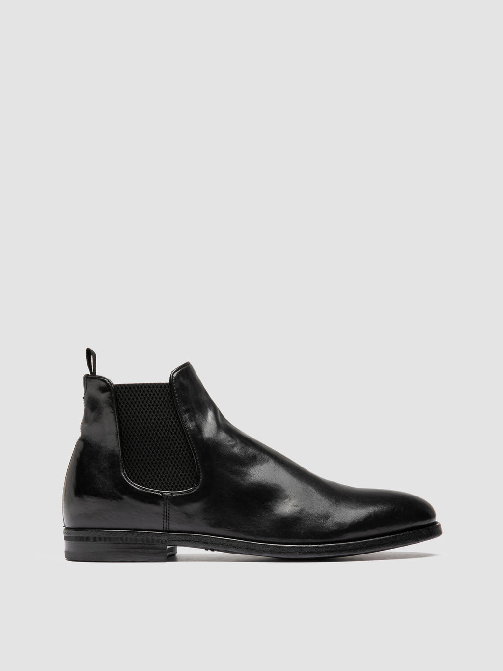 VANDERBILT CAOU 002 - Black Leather Chelsea Boots - image 1,side view