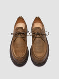VOLCOV FLEXI 001 - Brown Suede Derby Shoes - thumb image 2,side view