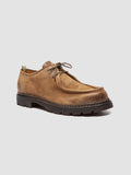 VOLCOV FLEXI 001 - Brown Suede Derby Shoes - thumb image 3,side view