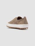 VULCAN 001 - Taupe Suede Low-Top Sneakers - thumb image 4,side view