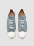 VULCAN 001 - Blue Suede Low-Top Sneakers - thumb image 2,side view