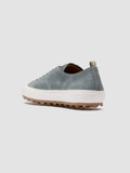 VULCAN 001 - Blue Suede Low-Top Sneakers - thumb image 4,side view